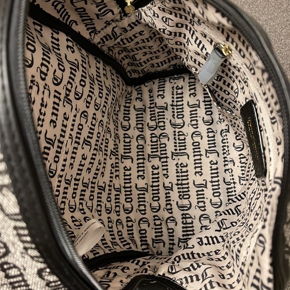 Juicy Couture Goth Black Heart Backpack Purse - Picture 8 of 11